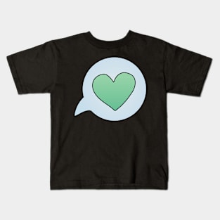 I Love You (mint) Kids T-Shirt